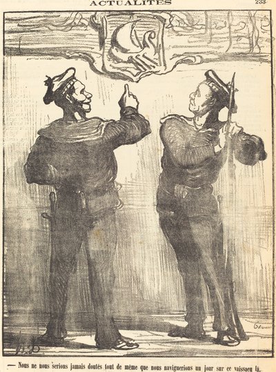Wir hätten es trotzdem nie vermutet... von Honoré Daumier