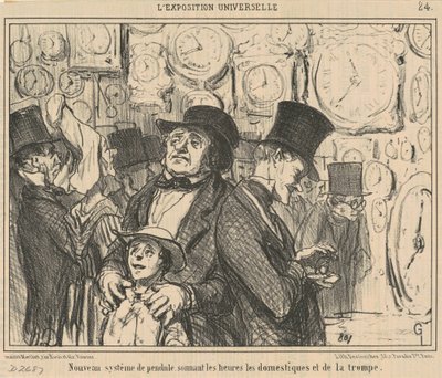 Neues Pendelsystem von Honoré Daumier