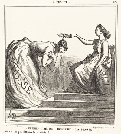 Erster Preis für Wachstum - Preußen von Honoré Daumier