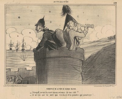 Erneuert von der Blauen Bart-Turm von Honoré Daumier