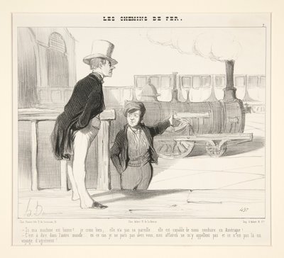 Ist meine Maschine gut? von Honoré Daumier