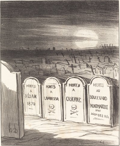 Napoleonplatz von Honoré Daumier