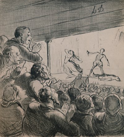 Das Drama, um 1860er Jahre, 1946 von Honoré Daumier