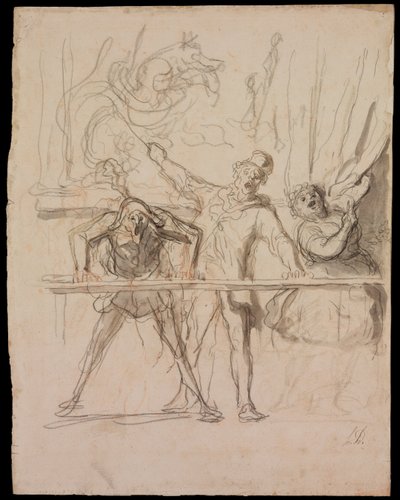 Die Nebenschau von Honoré Daumier