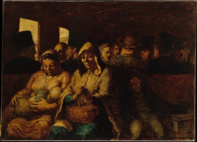 Die Dritte-Klasse-Kutsche von Honoré Daumier