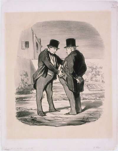 Alles, was man will: Haben wir also den Ballon von Herrn Green gestohlen? von Honoré Daumier