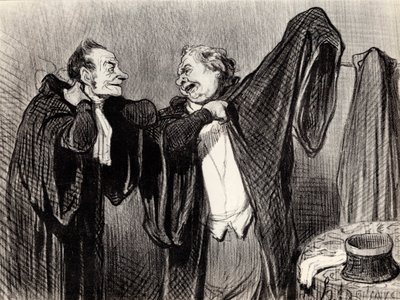 Unter Kollegen von Honoré Daumier