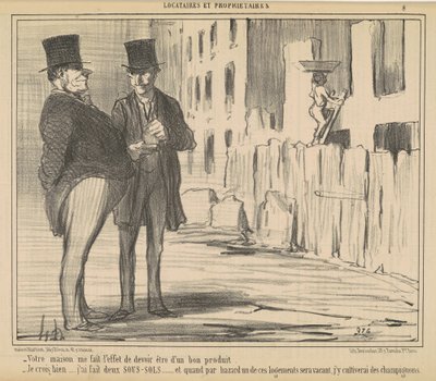 Ihr Haus wirkt auf mich, als ob ... von Honoré Daumier