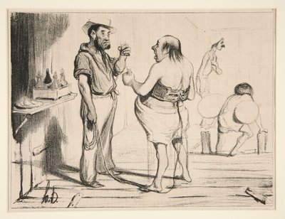 Sehen Sie, Bürger, Sie sind genau in der l von Honoré Daumier