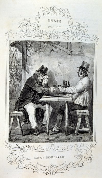 Illustrationen über Ideen und Legenden von Philipon unter dem Titel Les Cent und Robert Macaire von Honoré Daumier