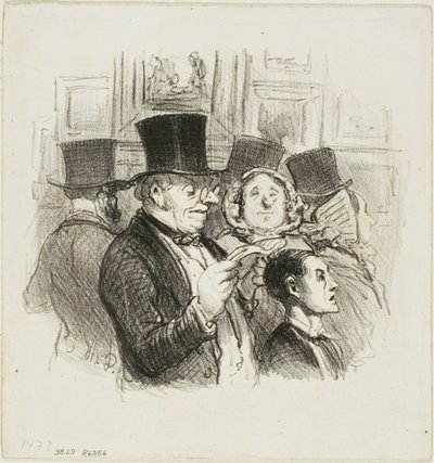 Ein Besuch im Salon von Honoré Victorin Daumier