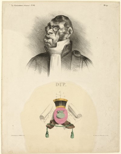 DUP..., Platte 171 aus Célébrités de la Caricature von Honoré Victorin Daumier