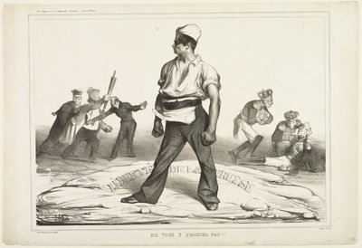 Misch dich nicht ein!, Tafel 20 von Honoré Victorin Daumier