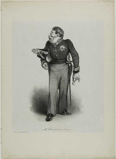 Herr Choiseul, (genannt le Duc), Platte 502 von Honoré Victorin Daumier