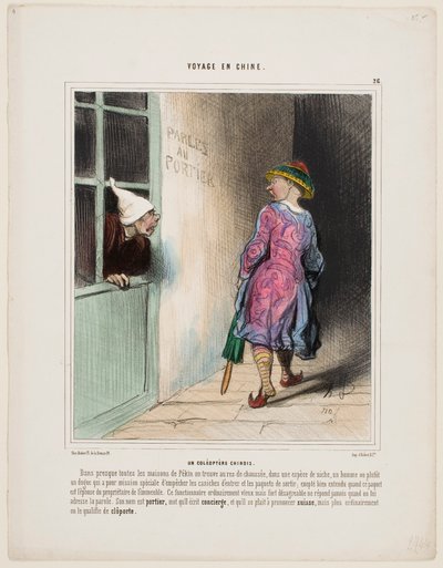 Ein chinesisches Insekt von Honoré Daumier