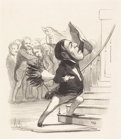 A. Granier de Cassagnac von Honoré Daumier