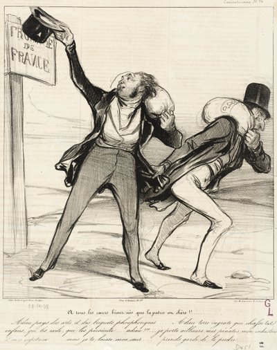 Allen edlen Herzen ist das Vaterland teuer!!... von Honoré Daumier