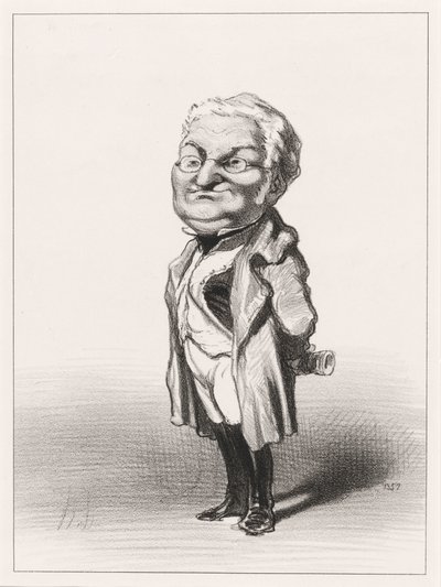Adolphe Thiers von Honoré Daumier