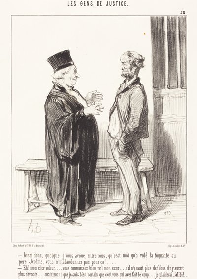 Also, obwohl ich Ihnen gestehe... von Honoré Daumier