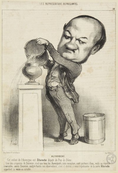 Altaroche von Honoré Daumier