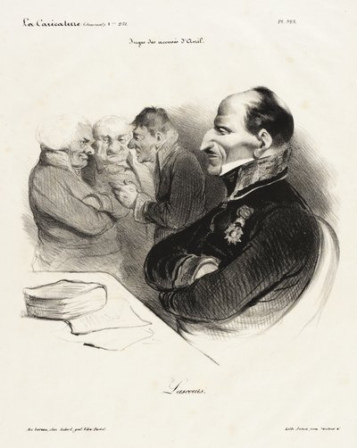 Baron de Lascours von Honoré Daumier