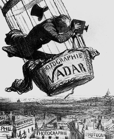 Karikatur von Gaspard-Felix Tournachon, alias Nadar (1820-1910) 1862 von Honoré Daumier