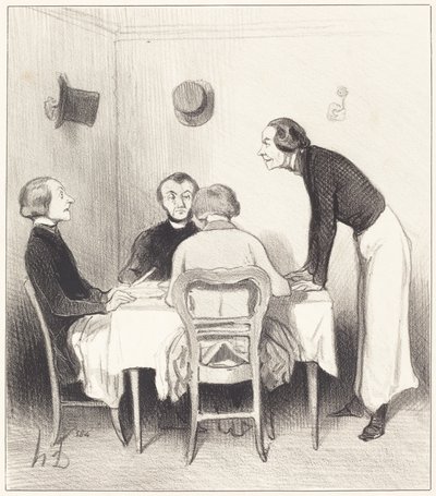 Karotte aus dem Restaurant von Honoré Daumier