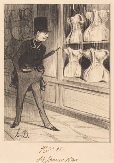 Das ist einzigartig! Ich habe vier Größen genommen... von Honoré Daumier