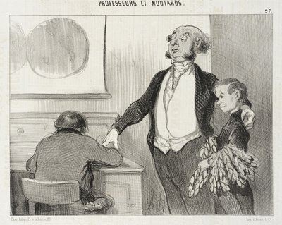 In dieser Werbung, die Sie an alle Zeitungen schicken werden von Honoré Daumier