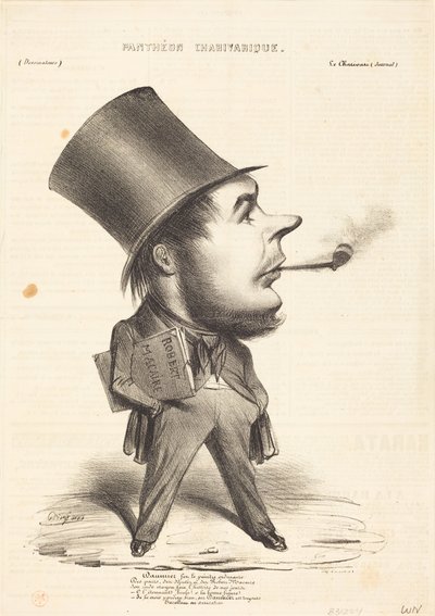 Daumier war der gewöhnliche Maler... von Honoré Daumier