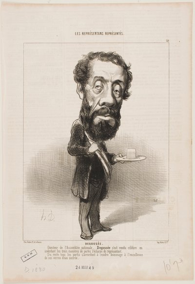 Die Beraubte von Honoré Daumier