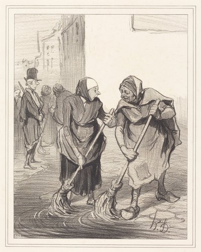 Sagen Sie mal, Frau Giboulard... von Honoré Daumier