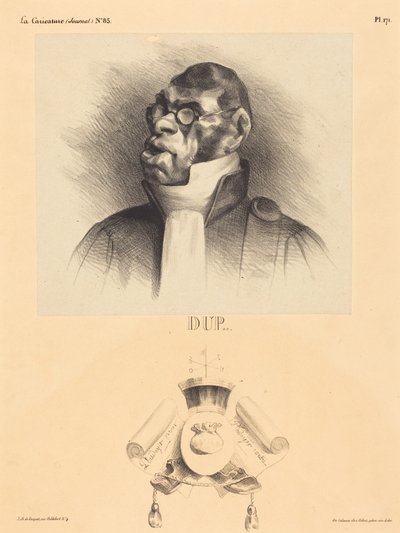 Dupin der Ältere von Honoré Daumier