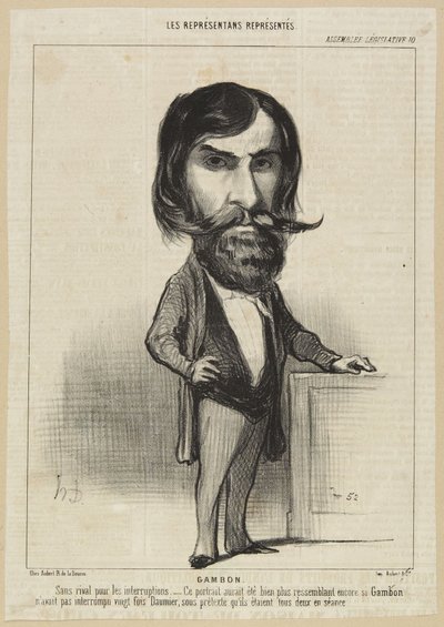 „Gambon“ von Honoré Daumier