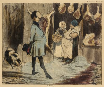 Reiseeindrücke eines großen Dichters von Honoré Daumier