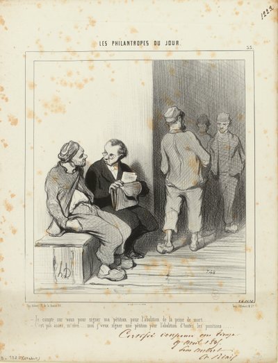 Ich zähle auf Sie, um meine Petition zu unterschreiben... / 33 von Honoré Daumier