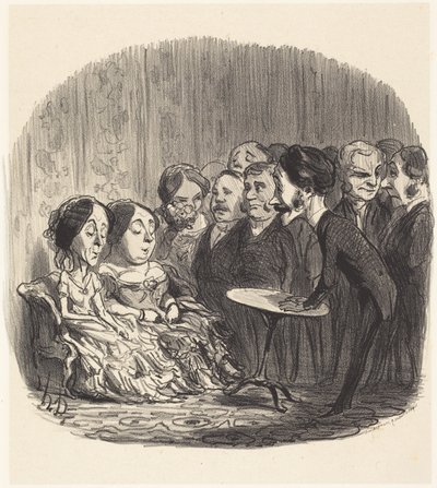 Der Poltergeist von Honoré Daumier