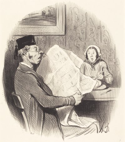 Das Format wird immer monströser von Honoré Daumier