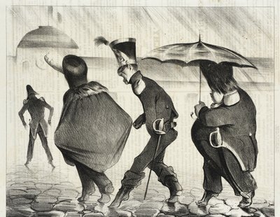 Die Unerschrockenen von Honoré Daumier