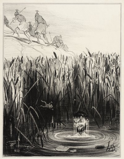 Marius in Minturnae von Honoré Daumier