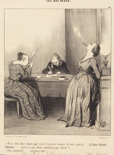 Nun sind wir ... versammelt, um die erste Ausgabe zu schreiben ... von Honoré Daumier