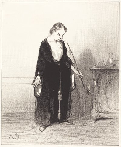 O Freude des Opiums, die du mir raubst!... von Honoré Daumier