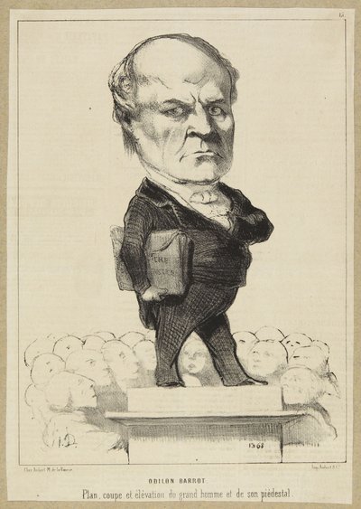 "Odilon Barrot" von Honoré Daumier
