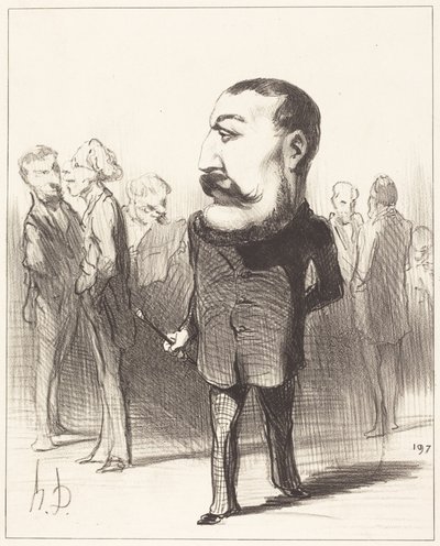 Pierre-Napoléon Bonaparte von Honoré Daumier