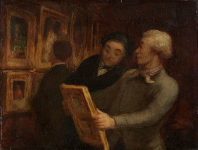 Die Malerliebhaber von Honoré Daumier