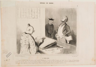 Der Reisepass von Honoré Daumier