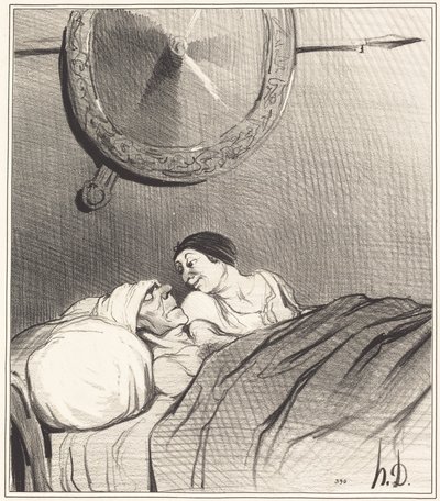 Ulysses und Penelope von Honoré Daumier