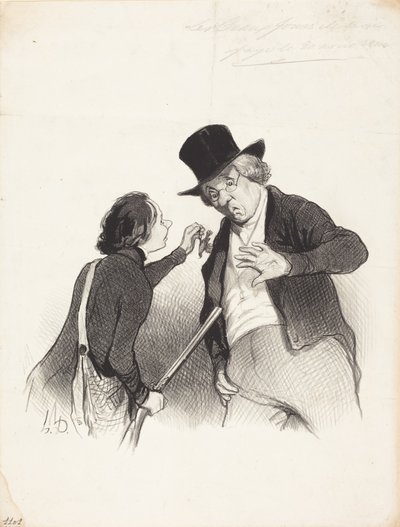 Ein Jagddebüt von Honoré Daumier