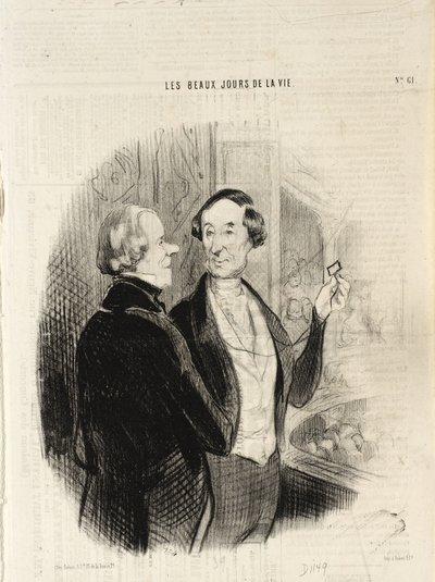 Eine Mätresse in der Oper von Honoré Daumier
