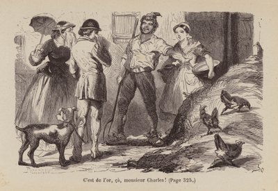Illustration für Un Bon Petit Diable von Horace (after) Castelli